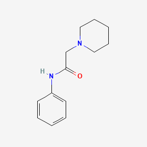 molecular formula C13H18N2O B5753365 N-phenyl-2-(1-piperidinyl)acetamide CAS No. 4671-97-0