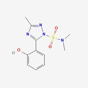 molecular formula C11H14N4O3S B5753449 5-(2-hydroxyphenyl)-N,N,3-trimethyl-1H-1,2,4-triazole-1-sulfonamide 