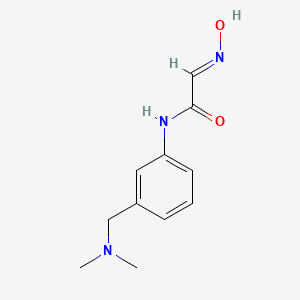 molecular formula C11H15N3O2 B5753479 N-{3-[(dimethylamino)methyl]phenyl}-2-(hydroxyimino)acetamide 