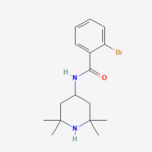 molecular formula C16H23BrN2O B5753503 2-bromo-N-(2,2,6,6-tetramethyl-4-piperidinyl)benzamide 
