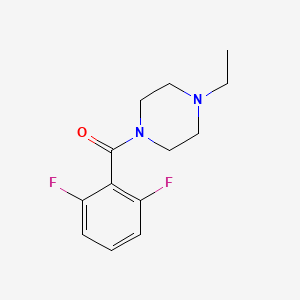 molecular formula C13H16F2N2O B5753550 1-(2,6-difluorobenzoyl)-4-ethylpiperazine 