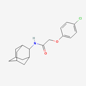 molecular formula C18H22ClNO2 B5753695 N-2-adamantyl-2-(4-chlorophenoxy)acetamide 