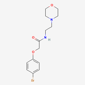 molecular formula C14H19BrN2O3 B5753767 2-(4-bromophenoxy)-N-[2-(4-morpholinyl)ethyl]acetamide 