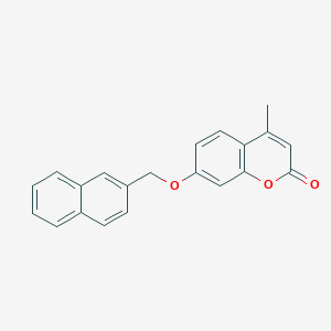 molecular formula C21H16O3 B5753806 4-methyl-7-(2-naphthylmethoxy)-2H-chromen-2-one 