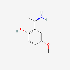 2-[(1S)-1-aminoethyl]-4-methoxyphenol