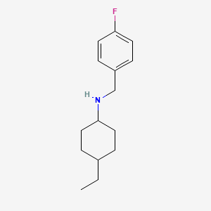molecular formula C15H22FN B5753867 (4-ethylcyclohexyl)(4-fluorobenzyl)amine 