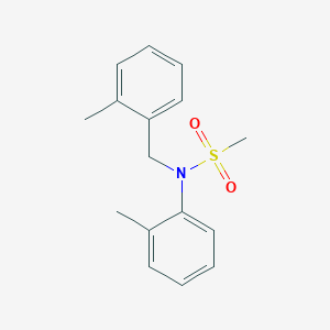 molecular formula C16H19NO2S B5753907 N-(2-methylbenzyl)-N-(2-methylphenyl)methanesulfonamide 