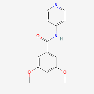 molecular formula C14H14N2O3 B5753908 3,5-dimethoxy-N-4-pyridinylbenzamide 
