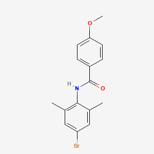 molecular formula C16H16BrNO2 B5753925 N-(4-bromo-2,6-dimethylphenyl)-4-methoxybenzamide 