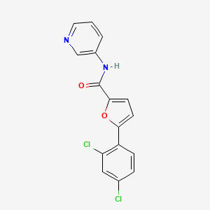 molecular formula C16H10Cl2N2O2 B5753957 5-(2,4-dichlorophenyl)-N-3-pyridinyl-2-furamide 