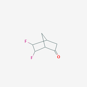 molecular formula C7H8F2O B575397 5,6-Difluorobicyclo[2.2.1]heptan-2-one CAS No. 162307-08-6
