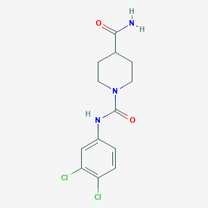 molecular formula C13H15Cl2N3O2 B5754071 N~1~-(3,4-dichlorophenyl)-1,4-piperidinedicarboxamide 