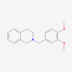 molecular formula C18H21NO2 B5754079 2-(3,4-dimethoxybenzyl)-1,2,3,4-tetrahydroisoquinoline 