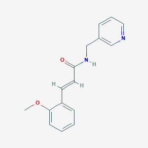 molecular formula C16H16N2O2 B5754214 3-(2-methoxyphenyl)-N-(3-pyridinylmethyl)acrylamide 