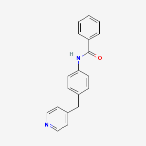 molecular formula C19H16N2O B5754279 N-[4-(4-pyridinylmethyl)phenyl]benzamide CAS No. 73295-33-7