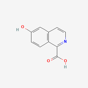 molecular formula C10H7NO3 B575428 6-Hydroxyisoquinoline-1-carboxylic acid CAS No. 174299-07-1