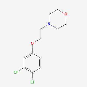 molecular formula C12H15Cl2NO2 B5754288 4-[2-(3,4-dichlorophenoxy)ethyl]morpholine 