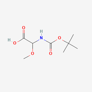 2-((tert-Butoxycarbonyl)amino)-2-methoxyacetic acid