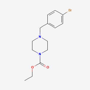 ethyl 4-(4-bromobenzyl)-1-piperazinecarboxylate
