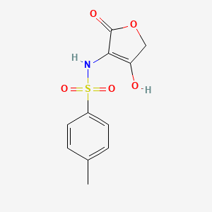 N-(4-Hydroxy-2-oxo-2,5-dihydro-3-furanyl)-4-methylbenzenesulfonamide