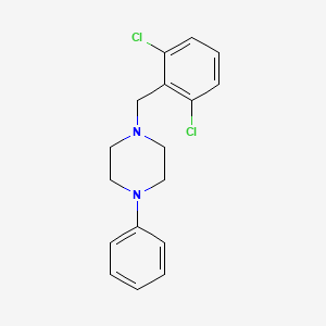 molecular formula C17H18Cl2N2 B5754376 1-(2,6-dichlorobenzyl)-4-phenylpiperazine 