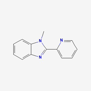 molecular formula C13H11N3 B5754431 1-methyl-2-(2-pyridinyl)-1H-benzimidazole 