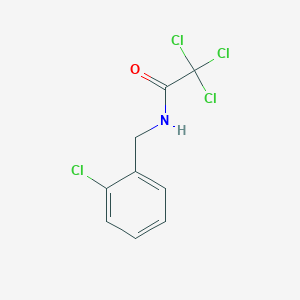 molecular formula C9H7Cl4NO B5754525 2,2,2-trichloro-N-(2-chlorobenzyl)acetamide 