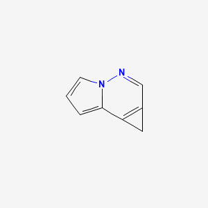 molecular formula C8H6N2 B575453 1h-Cyclopropa[d]pyrrolo[1,2-b]pyridazine CAS No. 175894-07-2