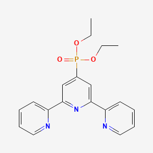 B575455 Diethyl 2,2':6',2''-terpyridine-4'-phosphonate CAS No. 161583-75-1