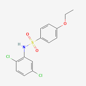 molecular formula C14H13Cl2NO3S B5754619 N-(2,5-dichlorophenyl)-4-ethoxybenzenesulfonamide 
