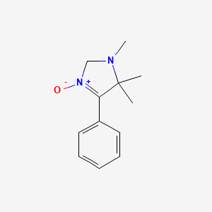 molecular formula C12H16N2O B5754668 1,5,5-trimethyl-4-phenyl-2,5-dihydro-1H-imidazole 3-oxide 