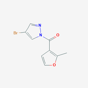 molecular formula C9H7BrN2O2 B5754807 4-bromo-1-(2-methyl-3-furoyl)-1H-pyrazole 