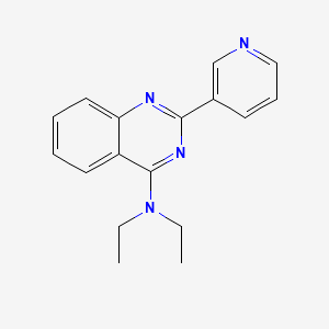 molecular formula C17H18N4 B5754815 N,N-diethyl-2-(3-pyridinyl)-4-quinazolinamine 