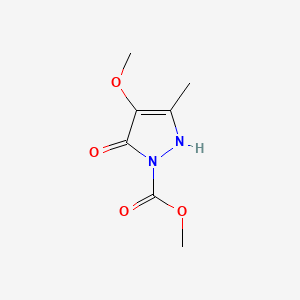 Methyl 4-methoxy-3-methyl-5-oxo-2,5-dihydro-1H-pyrazole-1-carboxylate