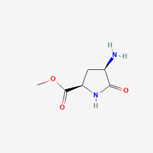 Methyl (4R)-4-amino-5-oxo-D-prolinate