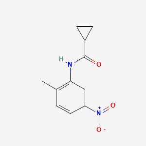 molecular formula C11H12N2O3 B5754992 N-(2-methyl-5-nitrophenyl)cyclopropanecarboxamide CAS No. 6098-72-2