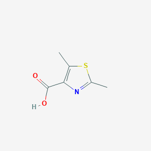 molecular formula C6H7NO2S B057550 2,5-二甲基-1,3-噻唑-4-羧酸 CAS No. 113366-73-7