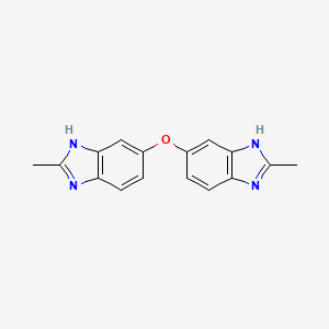 molecular formula C16H14N4O B5755078 6,6'-oxybis(2-methyl-1H-benzimidazole) 