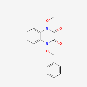 molecular formula C17H16N2O4 B5755124 1-(benzyloxy)-4-ethoxy-1,4-dihydro-2,3-quinoxalinedione 