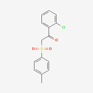 molecular formula C15H13ClO3S B5755140 1-(2-chlorophenyl)-2-[(4-methylphenyl)sulfonyl]ethanone 