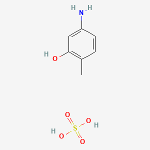 molecular formula C7H11NO5S B575519 5-アミノ-2-メチルフェノール硫酸塩 CAS No. 183293-62-1