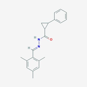 molecular formula C20H22N2O B5755220 N'-(mesitylmethylene)-2-phenylcyclopropanecarbohydrazide 