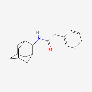 molecular formula C18H23NO B5755312 N-2-adamantyl-2-phenylacetamide 