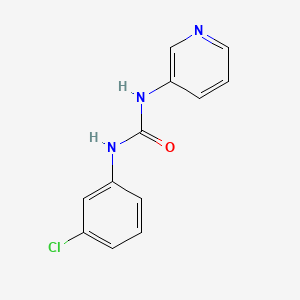 molecular formula C12H10ClN3O B5755515 N-(3-chlorophenyl)-N'-3-pyridinylurea 