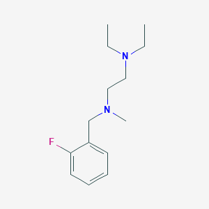 molecular formula C14H23FN2 B5755521 N,N-diethyl-N'-(2-fluorobenzyl)-N'-methyl-1,2-ethanediamine 