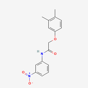 molecular formula C16H16N2O4 B5755539 2-(3,4-dimethylphenoxy)-N-(3-nitrophenyl)acetamide 