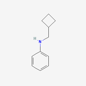 molecular formula C11H15N B575556 N-(cyclobutylmethyl)aniline CAS No. 191664-09-2