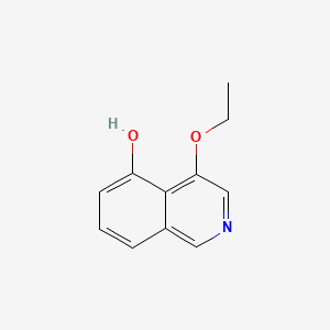 molecular formula C11H11NO2 B575557 4-Ethoxyisoquinolin-5-ol CAS No. 185437-32-5