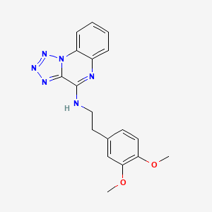 molecular formula C18H18N6O2 B5755610 N-[2-(3,4-dimethoxyphenyl)ethyl]tetrazolo[1,5-a]quinoxalin-4-amine 