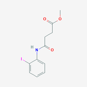 molecular formula C11H12INO3 B5755624 methyl 4-[(2-iodophenyl)amino]-4-oxobutanoate 